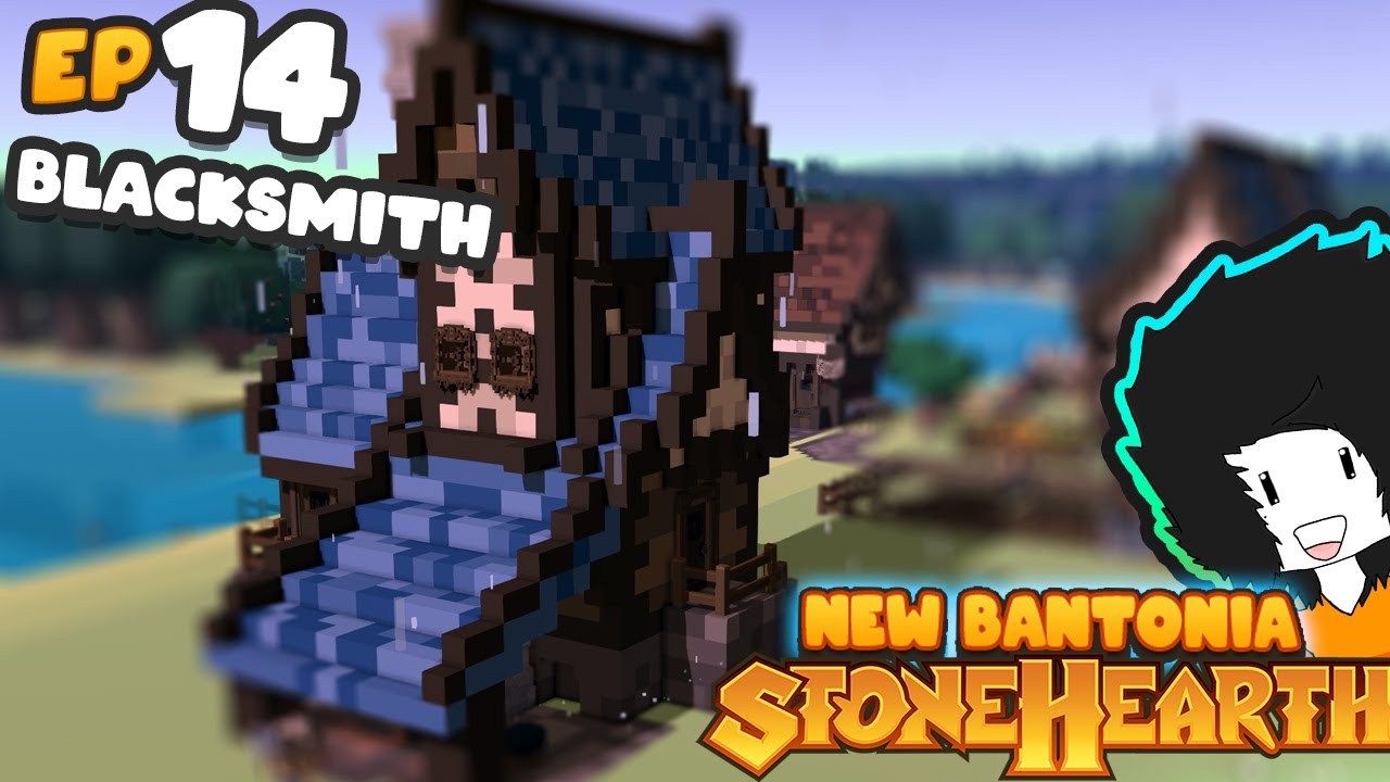 Stonehearth Ace - Building a Blacksmith Building - Ep 14