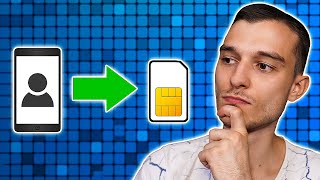 Kontakte vom Handy auf SIM Karte speichern [Android] screenshot 3