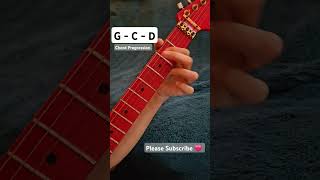 How to Play G-C-D Chord Progression #guitar #guitarchords #easy #guitarist #guitartutorial