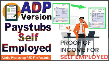 Learn How To Create ADP Version Paystub self employed In Less Than 2 Minutes Adobe Photoshop CC 2022