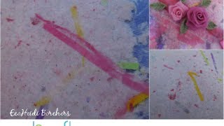 DIY FAKE MULBERRY PAPER, Make faux Mulberry Paper with glue and