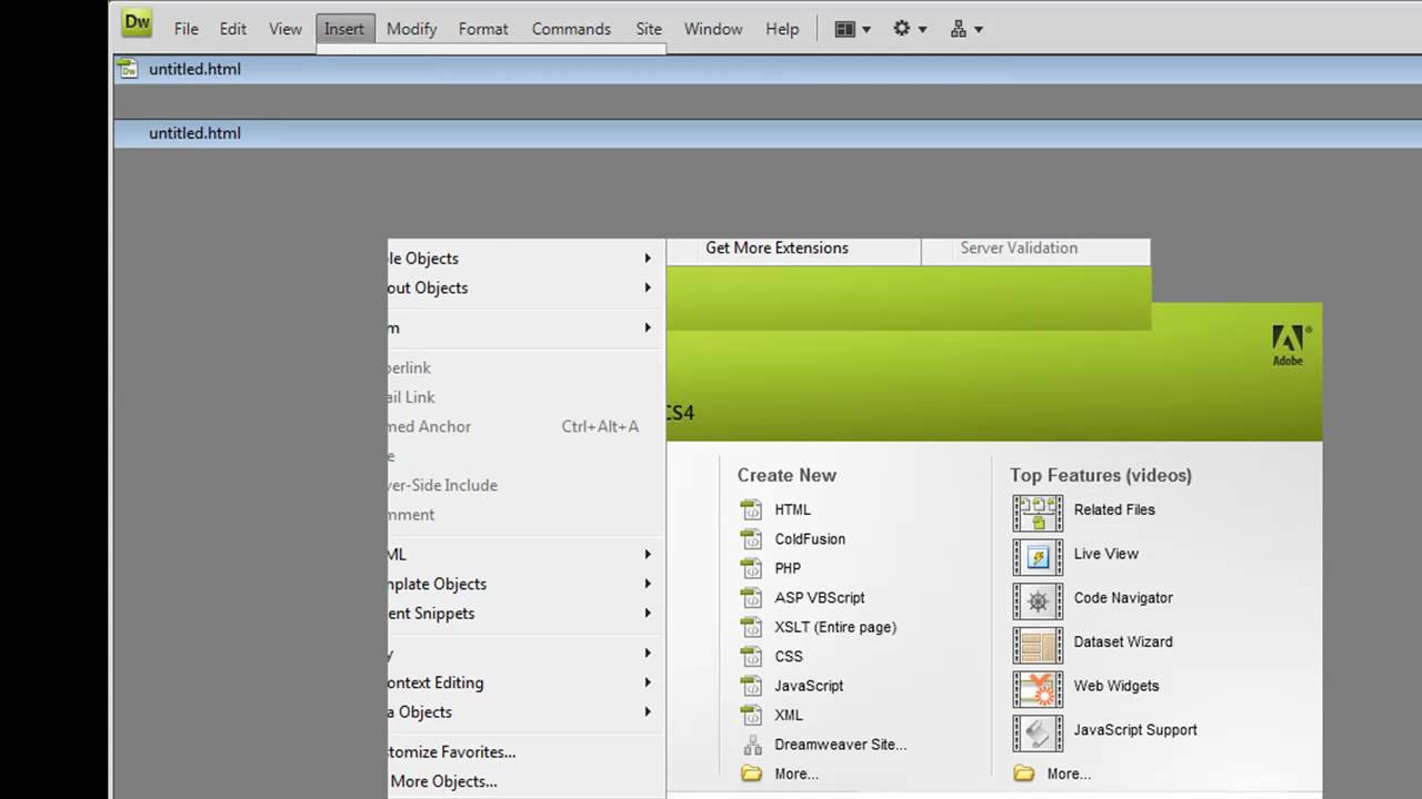 Dreamweaver Extensions Downloading and Installing a WebAssist