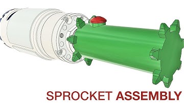 Assemble a Sprocket to a DC Motor: Fusion 360 Tutorial