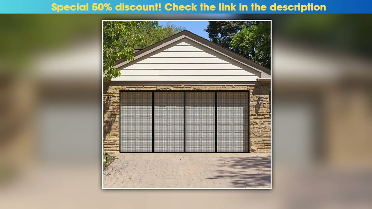 Large Size Magnetic Garage Door Curtain Custom Size Mosquito Net Anti Fly Insect Screen Used in