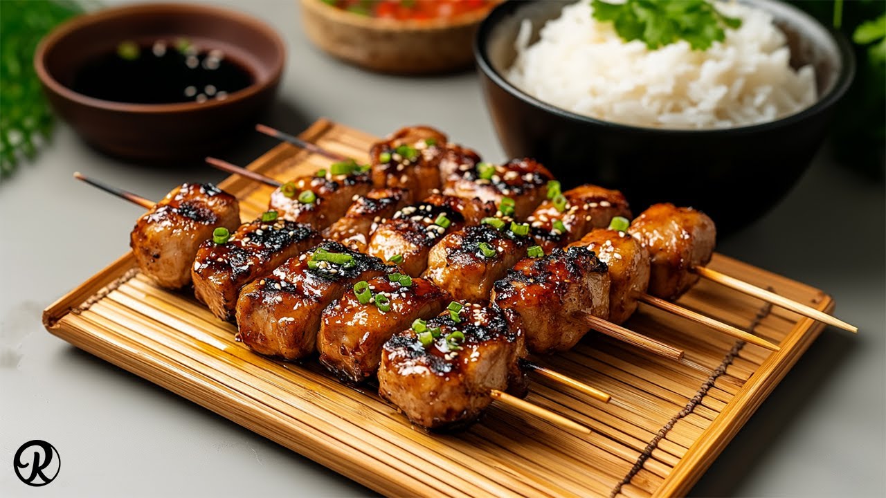 TSUKUNE : RECETTE DES BROCHETTES DE POULET JAPONAISES