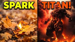 A Tiny Spark Created This Fire Titan… 😳🔥