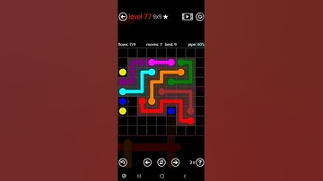 How To Solve Flow Free 9x9 Mania Level 77 Hard Board Walk Through Solution Walkthrough