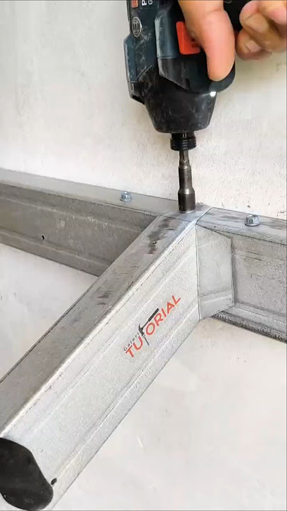 Dudukan Baja Ringan Ke tembok #shorts