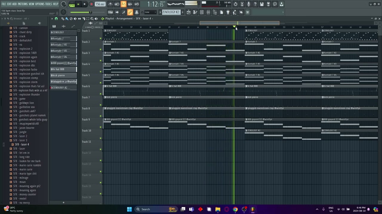 Stacc string trap beat