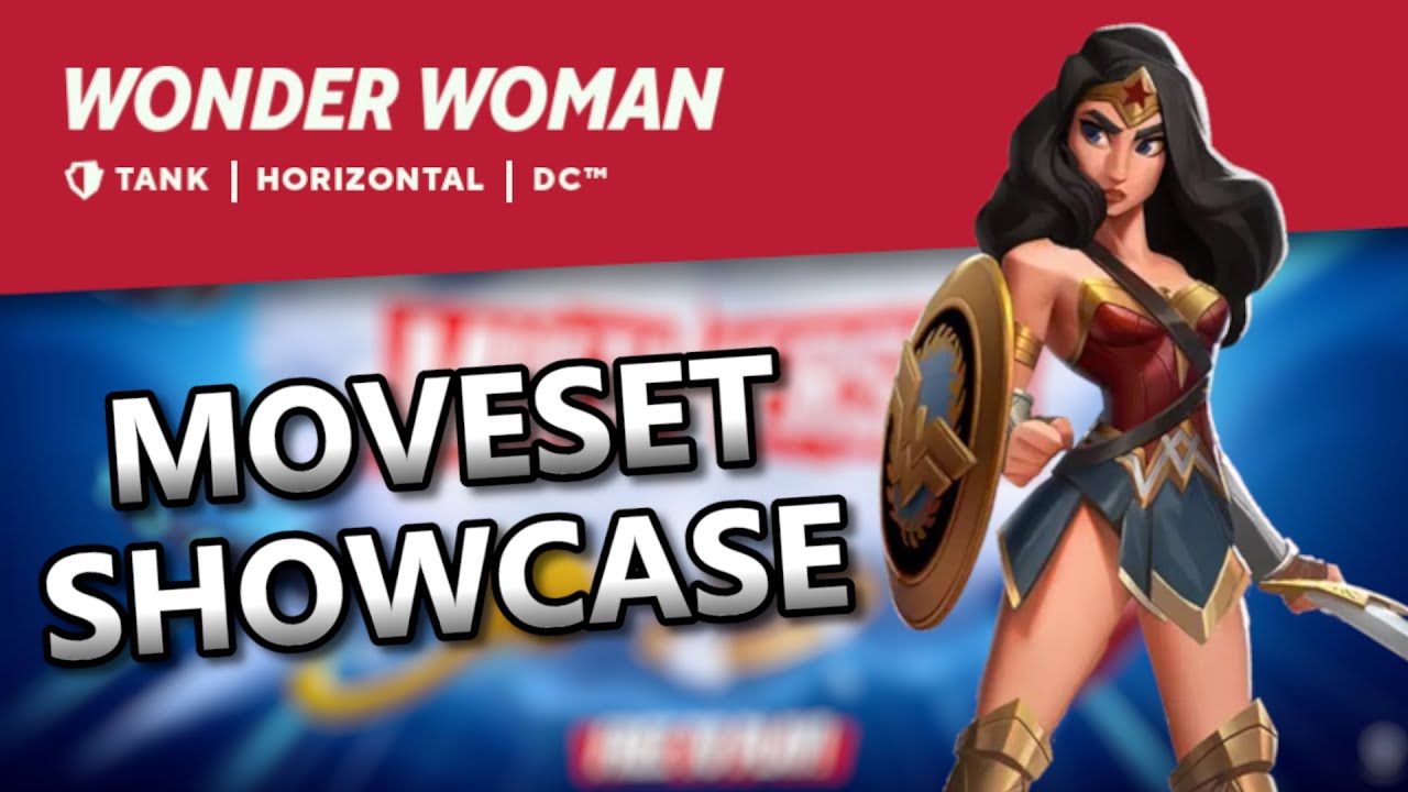 Wonder Woman Moveset Showcase Multiversus
