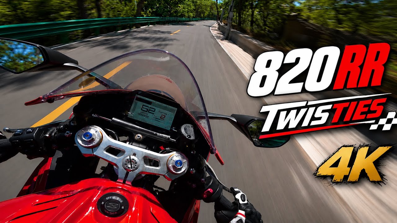 ノーカウント A n00b vs ZXMOTO 820RR in Twisties | 4K. - YouTube