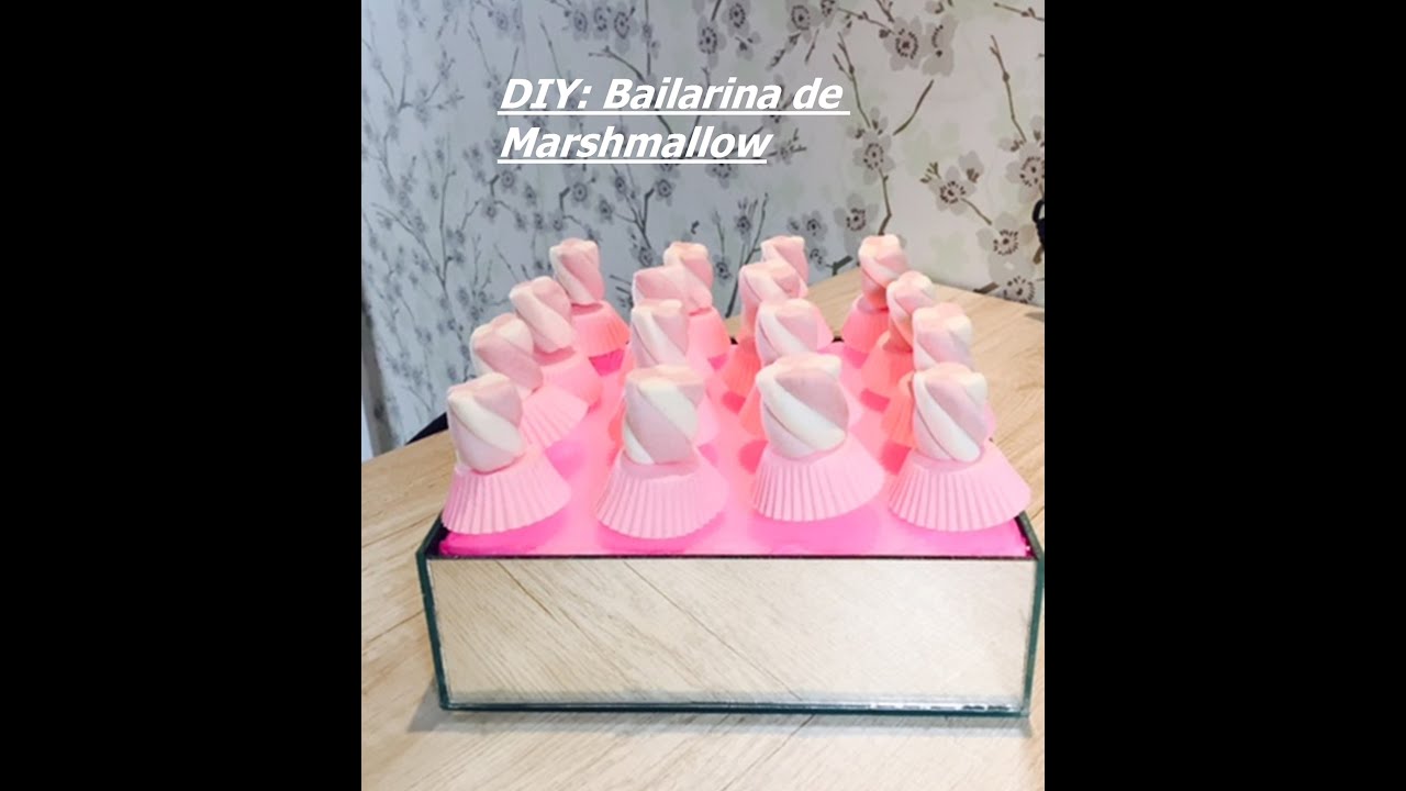 DIY: Bailarina de marshmallow