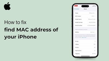 How to find MAC address of your iPhone ( iOS ) 2024