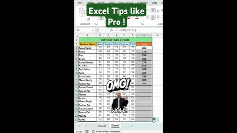 Excel Tricks & Tips 🔥 | Must Know for Job & Interview #excel #shorts