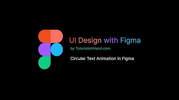 circular text animation in figma