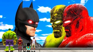 GTA 5 | GTA5 BUT WHATEVER TITAN LAVA GOD MONSTER VS BAT MAN SHINCHAN DRAWS COMES TO REAL LIFE