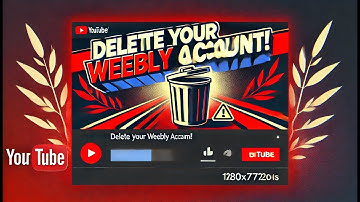 How to delete weebly account