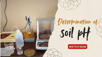 Determination of soil pH using pH meter | Step by step tutorial |