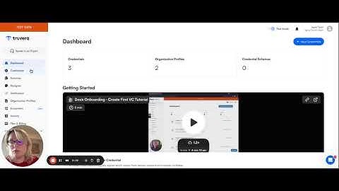 How to issue a Verifiable Credential in the Truvera Workspace
