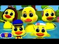 Five Little Ducks + More Nursery Rhymes & Baby Songs by Bob The Train