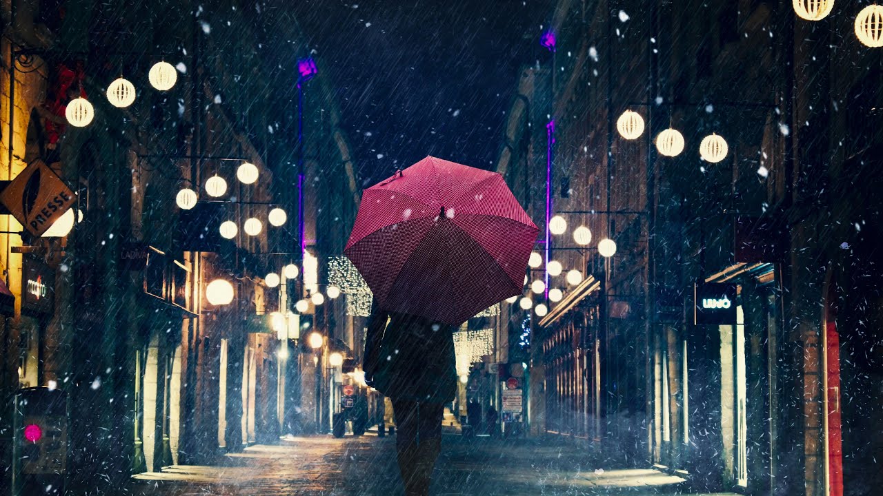 Street Night Raining Releaxing Ambience 🤤😴 - Just Releax |