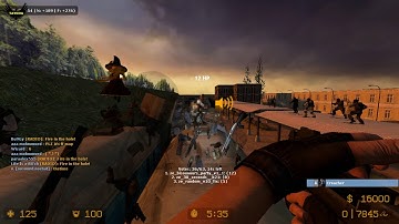 ZOMBIE ESCAPE, COUNTER-STRIKE: SOURCE, MAP: ZE_trainescape, Nemezis