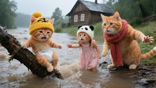 2Hour Compilation 100 Inspiring Stories Of Ginger Sister, Baby Kitten, Mama Cat & Cat Dad