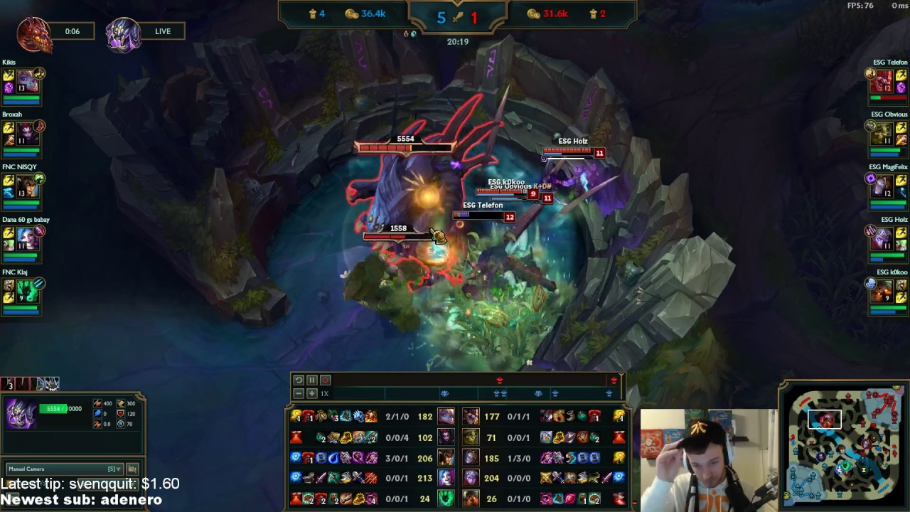 200 IQ BARON RUSH (FNCA vs ESG)