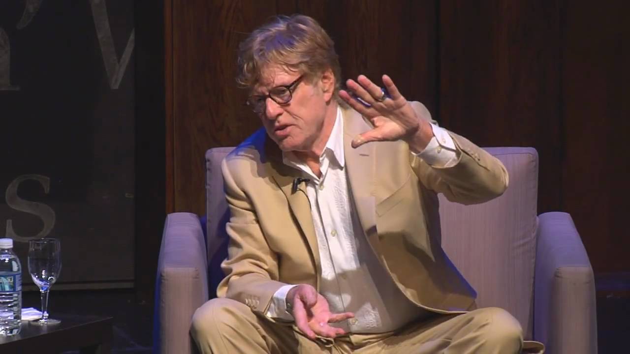 Robert Redford Speaking in Philadelphia