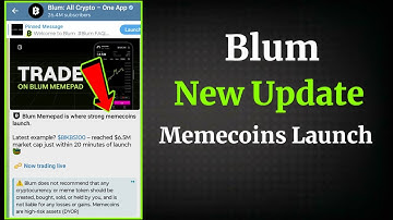blum new update | blum memecoins launch | blum listing date