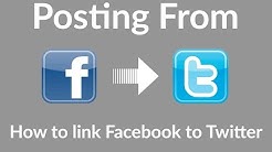 How to Connect Facebook Page to Twitter account ||  Auto post from Facebook page to twitter 