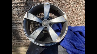 TheWheelGuy..Absolutely trashed Audi A1 alloy wheel refurbishment