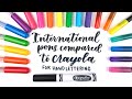 Crayola Markers for Hand Lettering Compared to International Pens | Including Camlin Brush Pens