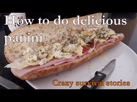Ham and cheese panini recipes 🥪