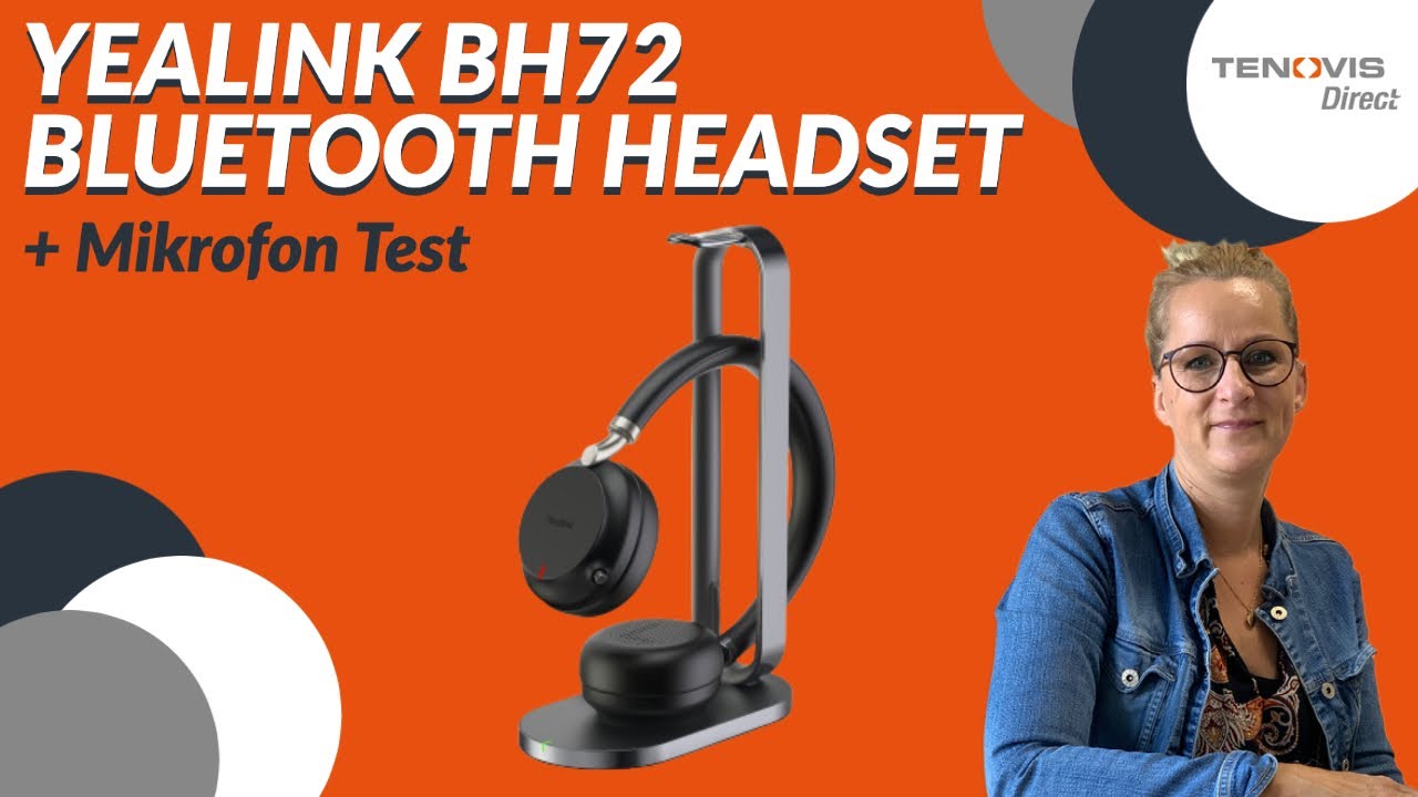 YEALINK BH72 Bluetooth Headset Review + MIkrofon - YouTube