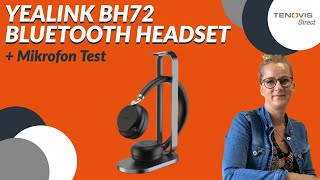YEALINK BH72 Bluetooth Headset Review + MIkrofon Test