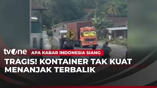Detik-detik Truk Tak Kuat Menanjak Berjalan Mundur | AKIS tvOne