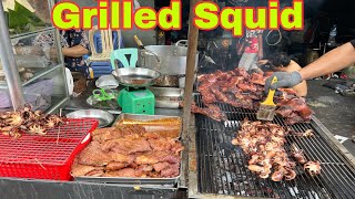 Grilled Squid#streetfood