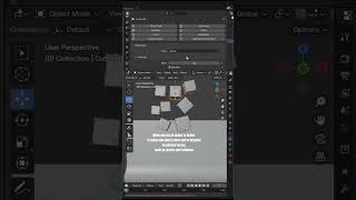 How to animate falling cubes. #3dblender #creativeblender #blender animation #shots
