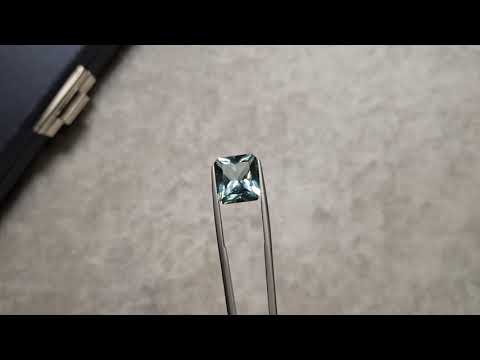 Aquamarine from Africa, radiant cut, 6.29 carats Video  № 3