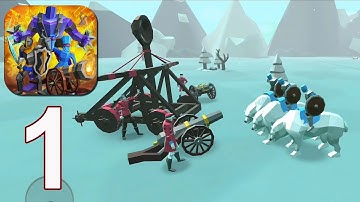 Epic Battle Simulator 2 - Gameplay Walkthrough Part 1 - Level 1 -12(iOS, Android)