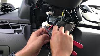 Verizon Connect Xirgo GPS tracker installation in a 2019 Nissan NV200