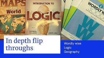 *FLIP THROUGHS*MOST REQUESTED CURRICULUM||WORDLY WISE+MASTER BOOKS LOGIC+GEOGRAPHY