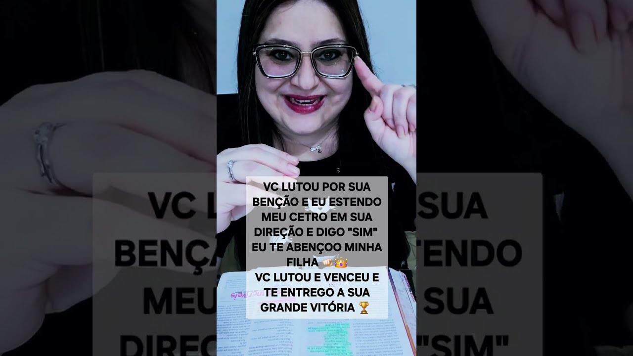 🔥A BENÇÃO É SUA🫵🏻🏆 VC LUTOU MUITO TEMPO POR ISSO E AGORA CHEGOU🙏🏻