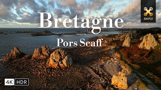 Bretagne Vue Du Ciel Paysages Des Côtes Darmor 4K - Drone 4K Dji Mavic 3 Pro
