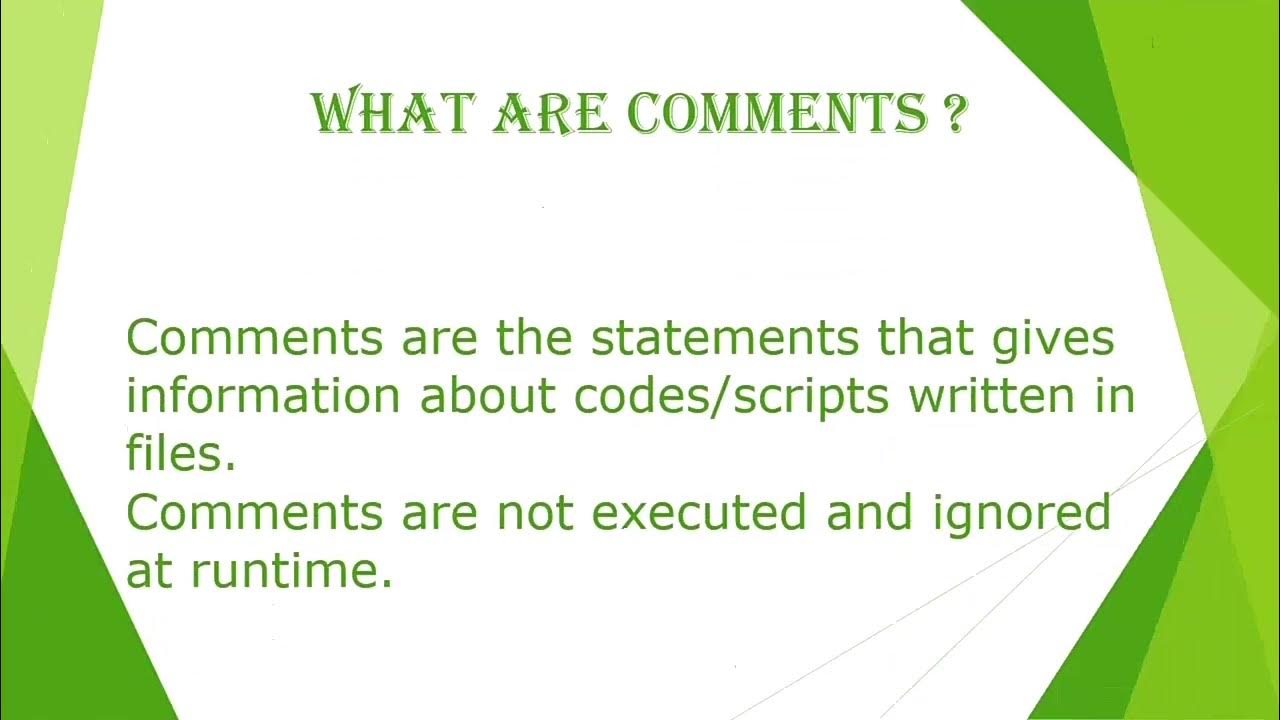 Python Tutorial-6 | Comments in Python | Single and Multi line Comments ...