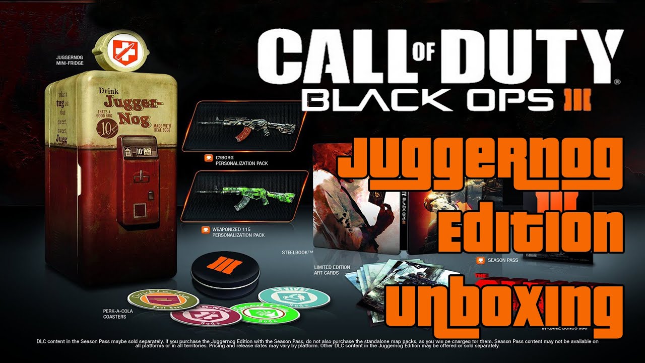 Call Of Duty Black Ops 3 Juggernog Kühlschrank Call of Duty Black Ops 3 Juggernog Edition Unboxing! - YouTube