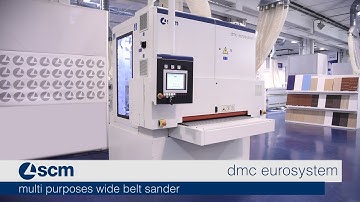 scm  - dmc eurosystem  - multi purposes wide belt sander