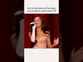 Ariana really left the stage so someone could take off her glove #shorts #arianagrande