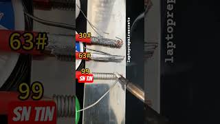 #SolderWire 63 solder, smoother tinning and better soldering #Solder